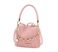 kesurpae Elegante bolso bandolera para mujer, ligero y esencial para el día a día, una opción popular entre las amantes de la moda. Precioso bolso bandolera para mujer de PU, Rosa, 15 x 17 cm
