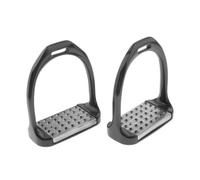 kesurpae Estribos robustos con Almohadilla Antideslizante de Acero Inoxidable. Disfruta de una Experiencia equina Segura. Antideslizantes y sin óxido. Estribos riel Ancho con Soporte para los pies.