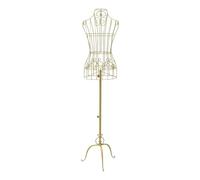 kesurpae Expositor de Torso de maniquí Femenino de tamaño estándar, con Soporte para modistas y costureras, Altura 68 cm/26,77 Pulgadas. Ampliamente Utilizado. Hermoso maniquí , Oro