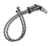 kesurpae Grifo mezclador de agua caliente y fría para salón, fácil instalación, para lavadero de salón, unidad cabello, mezclador resistente agua caliente y fría, lavabo enjuague para