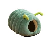 kesurpae La Adorable Forma de Oruga Proporciona un Lugar Acogedor para Dormir para Mascotas pequeñas y Medianas. Un Toque Divertido y único en cojín Nido para Perros con