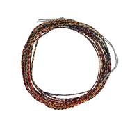 kesurpae Línea de Pesca Tenkara, Trenzada y enrollada, Accesorio Esencial para Cualquier Experiencia de Pesca en Arroyos y ríos. Línea de de Trucha, Color Mixto, 9 pies 2.7 m