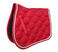 kesurpae Mantilla de Para doma de tela de algodón con rejilla - Para jinetes - Juego de mantillas de malla - Equipo ecuestre para caballos , rojo