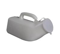 kesurpae Orinal masculino inodoro, botella para orinar, liviano, 1200 ml, conveniente para acampar al aire libre y viajes nocturnos, PP, orinal masculino para