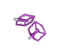 kesurpae Pedales de Ciclismo Coloridos, Antideslizantes, Ligeros, duraderos, Planos, Rojos, sin Clip, Seguridad y Control para Ciclistas, Pedales de Bicicleta de montaña Planos