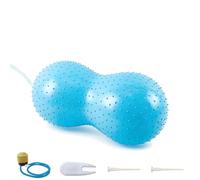 kesurpae Pelota Sensi Peanut para niños. Pelota de Ejercicio Divertida con Bomba Que infunde Confianza en el Juego Activo. Configuración ecológica, Azul