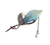 kesurpae Pinzas para el pelo con forma de mariposa y flor para mujer, accesorios de Metal para el cabello, pinza para el pelo de plátano elegante, A