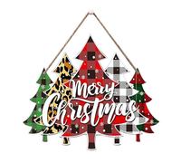 kesurpae Placas de Pared de para Madera para Puerta navideña. Y señales. Fácil a fácil Colorear Salones navideños y Ventanas.