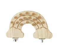 kesurpae Plataforma de Juguete con Soporte para Perchas y Tope para Loros para una interacción Creativa e Inteligente. Las golosinas Entre los Tope atraen a los Loros a Buscar