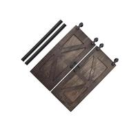 kesurpae Puerta en Miniatura de para Madera Negra Vintage para casa de muñecas. Mueble colección. Accesorio Exquisito y práctico para Taller. Esta Puerta en Miniatura es Muy Delicada.