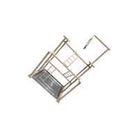 kesurpae Puesto de Juego de para Madera para Loros con Escalera. Parque de Juegos para pájaros Que Ofrece oportunidades Creativas de Ejercicio para Amigos