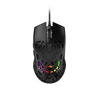 kesurpae Ratón para Juegos RGB Ligero con Cable. Opciones de dpi adicionales, diseñadas para un Rendimiento óptimo en entornos de Juego, Ajustables hasta 12400 dpi. Ratón con