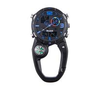 kesurpae Reloj de Bolsillo con brújula, cómodo de Llevar en Forma de Reloj, Compacto y cómodo de Llevar, Resistente al Agua, no Tiene Miedo, Azul