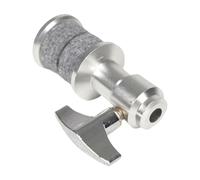 kesurpae Soporte universal para hi-hat con embrague para batería de jazz, con fieltro suave y grueso. Accesorios para instrumentos musicales de batería jazz. Diámetro del orificio: 6 mm. Piezas metal