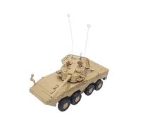 kesurpae Tanques en Miniatura, vehículos Blindados de reconocimiento, colección de Modelos Tanques simulación para exhibición, Juegos Rompecabezas DIY, Escala 1/72, Café Ligero, 10x5x6cm