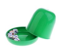 kesurpae Vaso agitador de Dados con S de Colores y números Grandes y fáciles Leer, Ideal para Fiestas, Bares, KTV, Pubs, Juegos Dados, Accesorios para Juegos Casino.