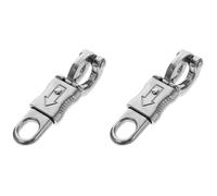 KESYOO 2 Ganchos de Pánico de Liberación Rápida de 102 Mm para Equipo Ecuestre, Entrenamiento Al Aire Libre, Cierre Seguro de Paracaídas.