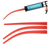 KESYOO 3 Puntas de Boquilla de Calafateo, Extensiones de Aplicador de Pegamento de Precisión para Selladoras, Juego de Boquillas de Calafateo Largas para Ventanas, Puertas, Bricolaje Y Uso