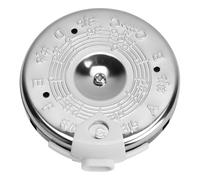 KESYOO Afinador de Violín y Guitarra de 13 Tonos C-c, Silbato Cromático Compacto para Afinación Precisa, Material Duradero, Color Plateado, Adecuado para Músicos E Instructores Musicales