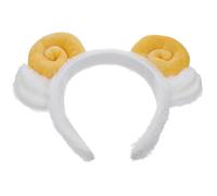 KESYOO Aros para El Pelo de Shofar Amarillo, Adorables Diademas de Cuerno de Oveja Y Aros para Las Orejas para Recuerdos Y Decoraciones de Fiestas.