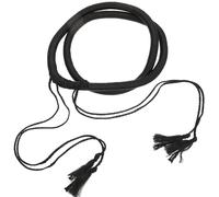 KESYOO Diadema Ajustable de Pañuelo Árabe para Hombre Banda Pelo Color Negro 56 CM Cordón Elástico Accesorio para Cubrir la Cabeza Musulmana Estilo Shemagh Árabe para Disfraz y Uso