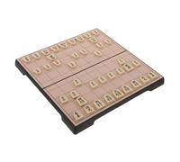 KESYOO Juego de Mesa Plegable de Ajedrez Japonés con Tablero de Madera y Piezas Magnéticas Juego de Estrategia Portátil para Viaje y Entretenimiento Familiar