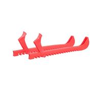 KESYOO Protectores de Cuchillas para Patines de Hielo Rojos, Resistentes al Desgaste, Funda Práctica para Hockey y Patinaje Artístico, Paquete de 1 Par, Accesorio Seguro para Cuchillas