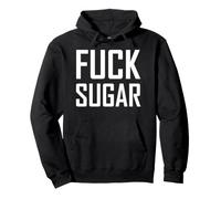 KET Diet Graphics Funny Study Print Sugar is Bad Sudadera con Capucha