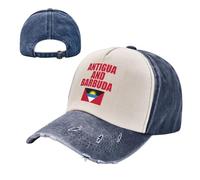 KETAFOUND Gorra de Béisbol para Hombre y Mujer, Gorra de Trucker Vintage Bandera De Antigua Y Barbuda, Gorras de Algodón Ajustable con Destrucción de Irán para Correr, Tiempo Libre
