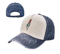 KETAFOUND Gorra de Béisbol para Hombre y Mujer, Gorra de Trucker Vintage Bandera Palestina, Gorras de Algodón Ajustable con Destrucción de Irán para Correr, Tiempo Libre