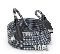 KETAKY Plus Cable USB C a Lightning 3M, Cable Cargador de iPhone de 90 grados [Certificado MFi] Carga Rápida Trenzada de Railon para iPhone Compatible con iPhone 13/13 Pro Max/13 Mini/12/11/XS/XR/8