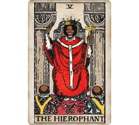 Ketanji Brown Jackson The Hierophant Queen Equality Civil Rights Poster Aluminum Metal Sign Tin Sign Home Vintage Art Decor Iron Painting 12x16 Inch