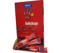 Ketchup Monodosis Diamir - Caja de 200 Monodosis de Ketchup de 12 gr. - Salsa Ketchup Individual
