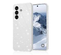 Keteen Funda para Samsung Galaxy A36 5G Glitter, Carcasa Brillante Brillando Ultrafina Silicona TPU Suave Caja Protección Anti-caída y Antihuellas Case para Mujeres Niñas, Plateado