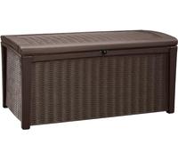 Keter 17197731 Arcón Exterior, Marrón, 70 x 130 x 63 cm | 70x130x63 cm, color marrón,Ordenación jardín y terraza