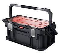 Keter 233848 Connect Canti Tool, Caja de herramientas, Color negro y rojo, 56.5 x 31.7 x 25.1 cm