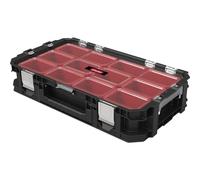 Keter 240051 Connect Organizer - Caja de Herramientas, Color Negro/Rojo, 54 x 30.2 x 11.4 cm