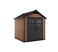 Keter 243409 - Caseta de jardín Exterior Newton 757, Color marrón