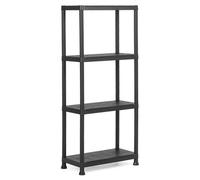 Keter 60/4 9503000 Estante 4 Estantes Resina Negro 60x30x135 CM