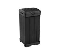 Keter baltimore - cubo de basura (plástico, 125 l, 87,4 cm), color ne