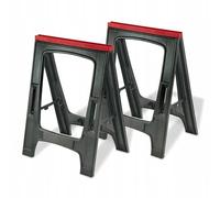 Keter Caballete plegable, paquete doble, tamaño de 23 pulgadas