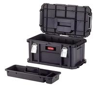 Keter Connect tool - Caja de herramientas, color negro y rojo, 54 x 31.2 x 27.5 cm