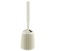 Keter Curver - Escobillero Knit para Baño - Color Marrón Topo