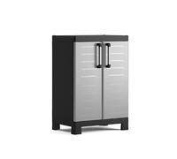 Keter Detroit - Mueble bajo, color gris claro, compacto, elegante y ultra pesado