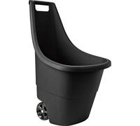 Keter Easy Go Breeze - Carretilla de jardín (50 L), color negro