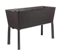 Keter Easy Grow- Mini Huerto en casa con depósito de Agua, 114 x 49,3 x 75,7 cm, Color Marrón; Cultivo en casa