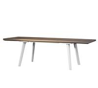 Keter Harmony - Mesa Extensible con bisagras de Aluminio; Mesa de Jardín Exterior; 100 x 160 x 75 cm; Extensión 1,6 a 2,4 m; Color Chocolate