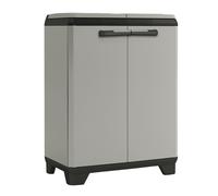 Keter Planet Armario para clasificación de residuos 2x110 L gris 68x39x92 cm