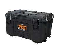 Keter Caja de herramientas ROC Pro Gear resistente para almacenamiento, negro y gris