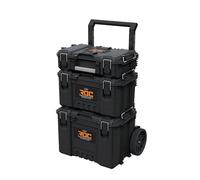 Keter ROC Pro Gear 2.0 Juego 3 cajas de herramientas IP65 110L con ruedas